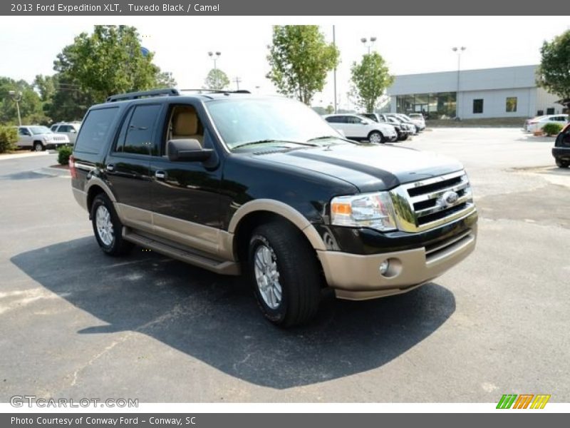 Tuxedo Black / Camel 2013 Ford Expedition XLT