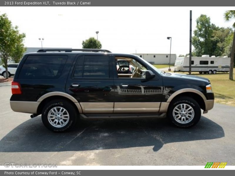 Tuxedo Black / Camel 2013 Ford Expedition XLT