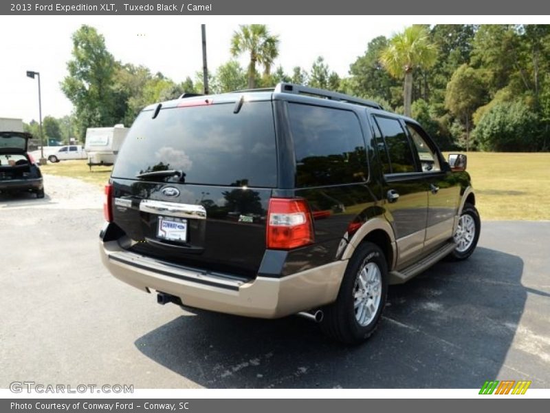 Tuxedo Black / Camel 2013 Ford Expedition XLT