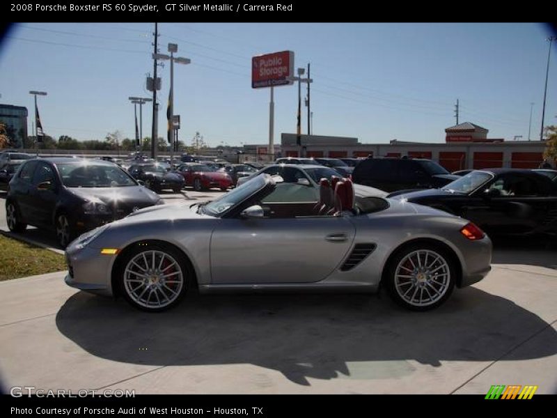 GT Silver Metallic / Carrera Red 2008 Porsche Boxster RS 60 Spyder
