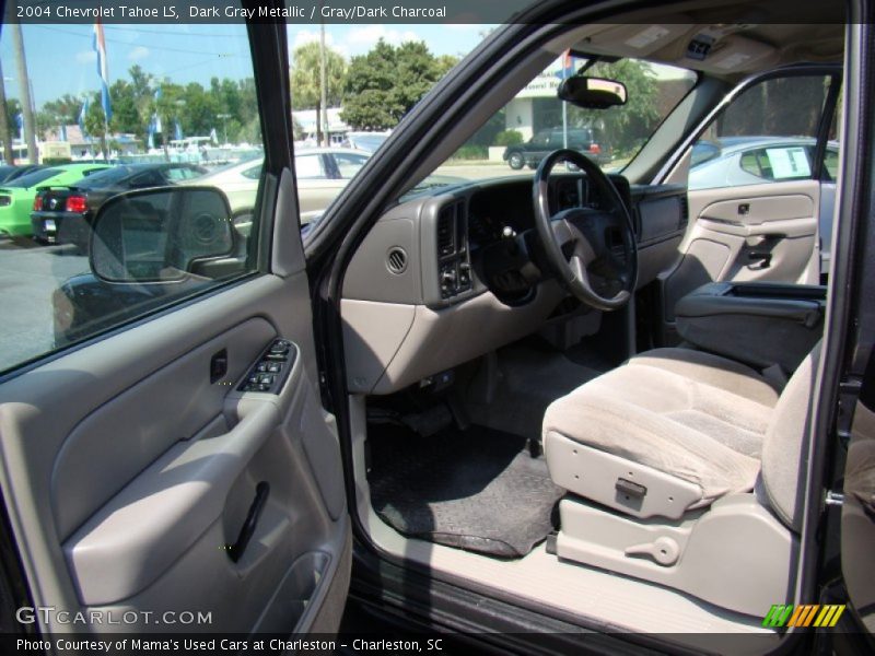 Dark Gray Metallic / Gray/Dark Charcoal 2004 Chevrolet Tahoe LS