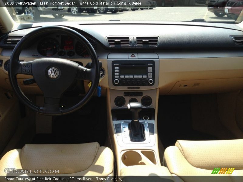 White Gold Metallic / Cornsilk Beige 2009 Volkswagen Passat Komfort Sedan