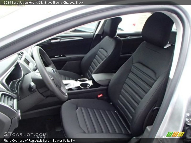 Front Seat of 2014 Fusion Hybrid SE