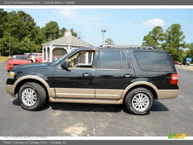 Tuxedo Black / Camel 2013 Ford Expedition XLT