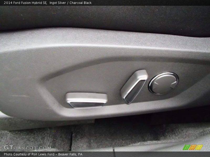 Ingot Silver / Charcoal Black 2014 Ford Fusion Hybrid SE