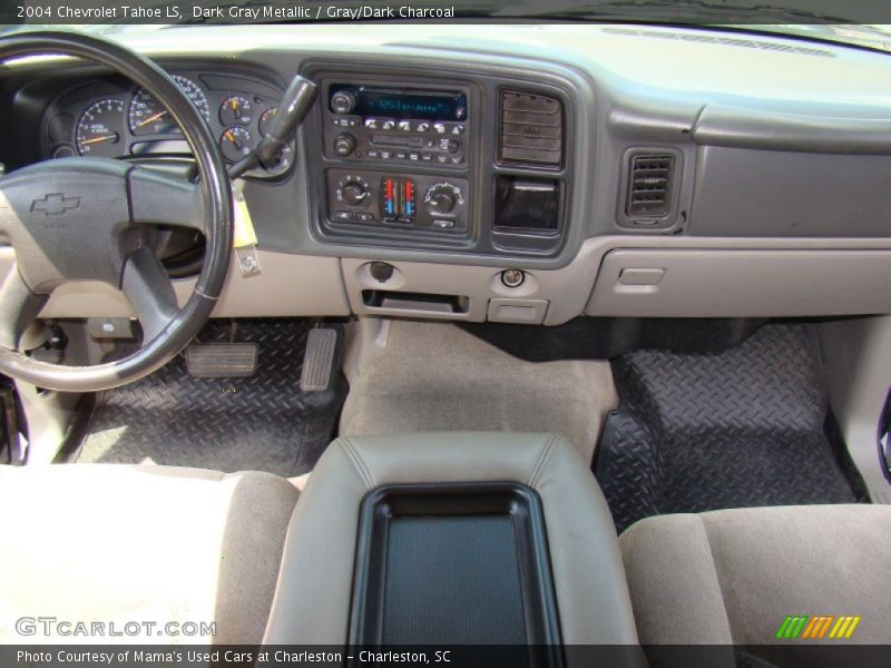 Dark Gray Metallic / Gray/Dark Charcoal 2004 Chevrolet Tahoe LS