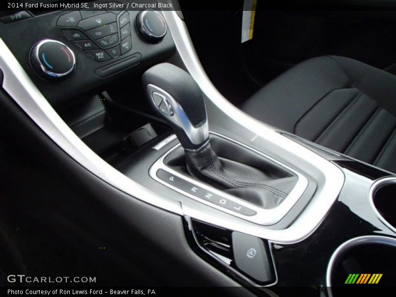 Ingot Silver / Charcoal Black 2014 Ford Fusion Hybrid SE