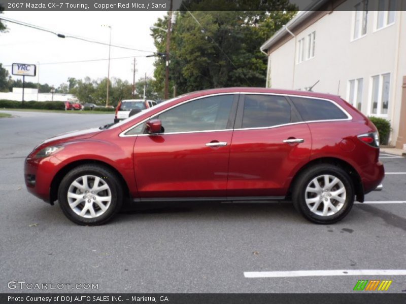 Copper Red Mica / Sand 2007 Mazda CX-7 Touring