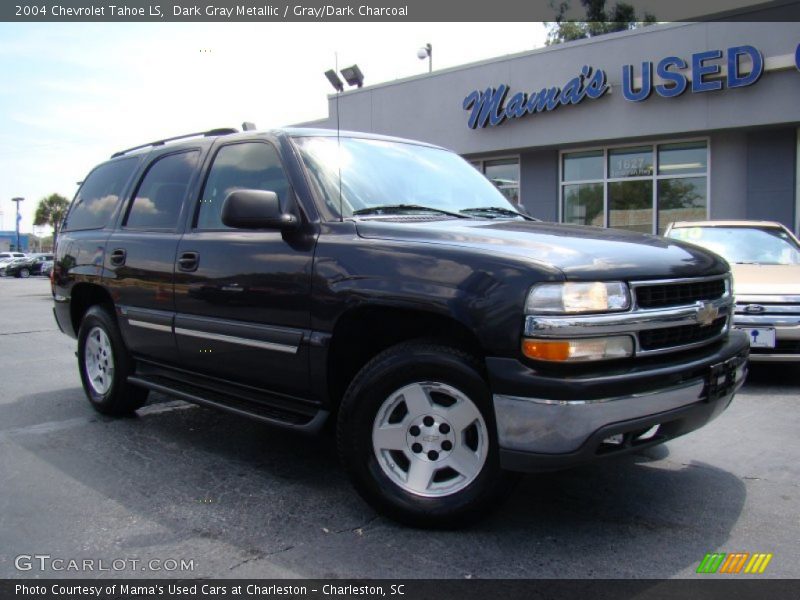 Dark Gray Metallic / Gray/Dark Charcoal 2004 Chevrolet Tahoe LS