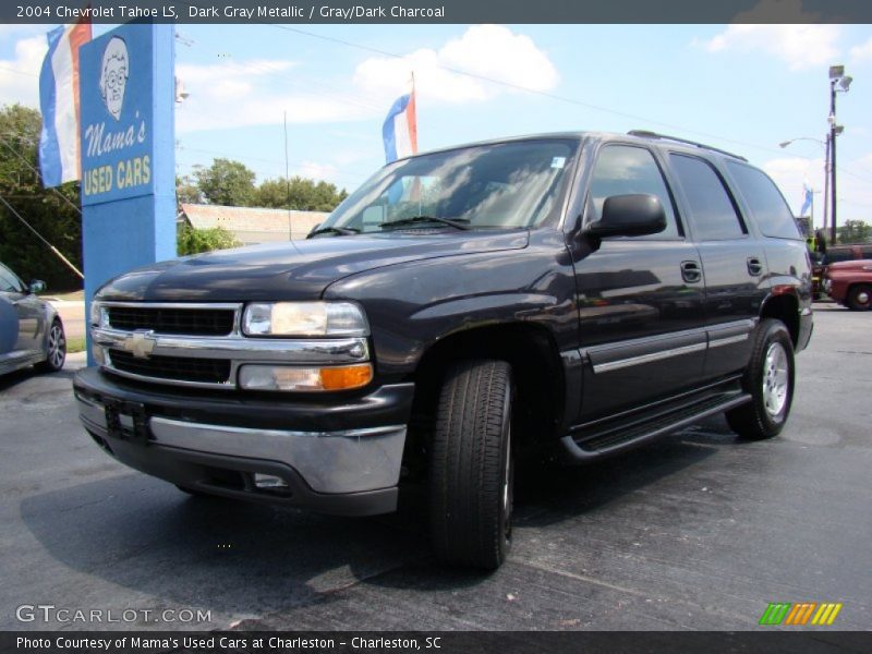Dark Gray Metallic / Gray/Dark Charcoal 2004 Chevrolet Tahoe LS