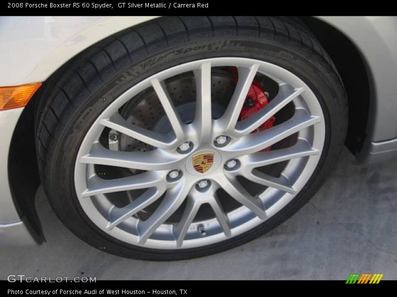 GT Silver Metallic / Carrera Red 2008 Porsche Boxster RS 60 Spyder