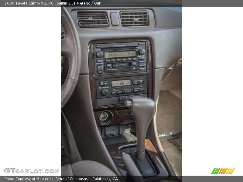 Sailfin Blue Metallic / Oak 2000 Toyota Camry XLE V6