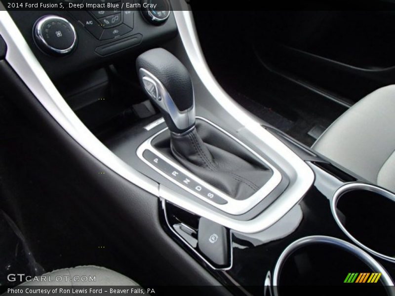 Deep Impact Blue / Earth Gray 2014 Ford Fusion S