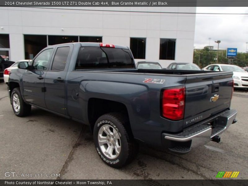 Blue Granite Metallic / Jet Black 2014 Chevrolet Silverado 1500 LTZ Z71 Double Cab 4x4