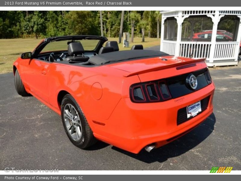 Race Red / Charcoal Black 2013 Ford Mustang V6 Premium Convertible