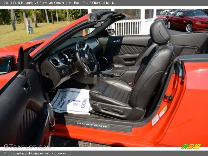 Race Red / Charcoal Black 2013 Ford Mustang V6 Premium Convertible