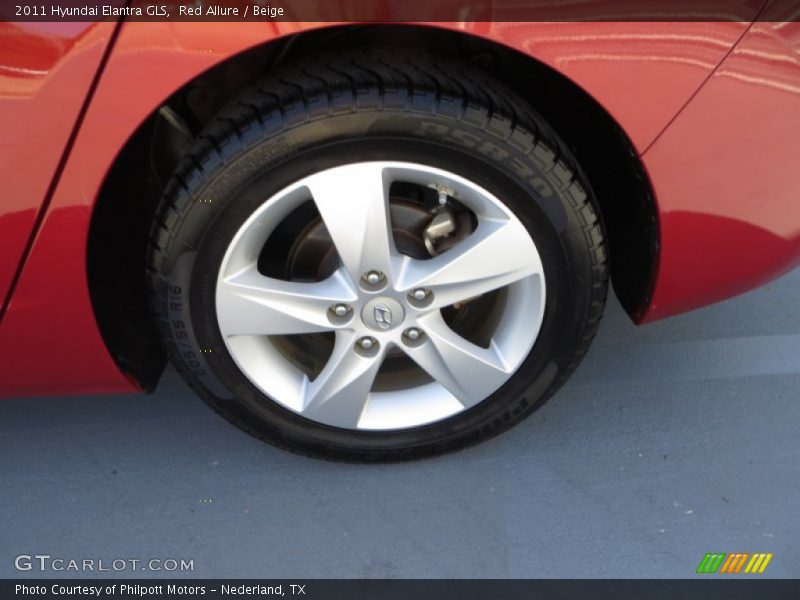 Red Allure / Beige 2011 Hyundai Elantra GLS