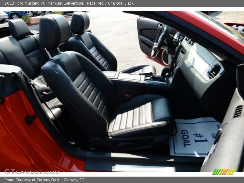 Race Red / Charcoal Black 2013 Ford Mustang V6 Premium Convertible
