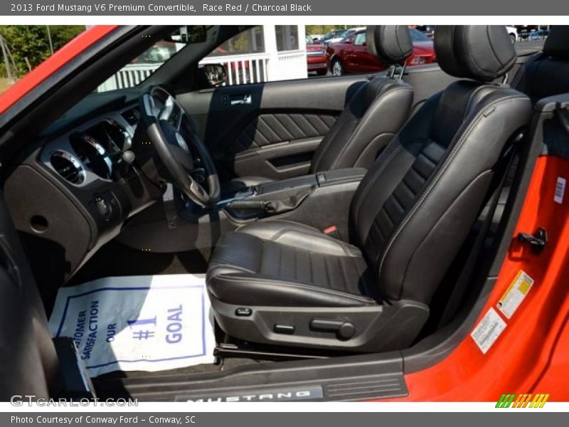 Race Red / Charcoal Black 2013 Ford Mustang V6 Premium Convertible