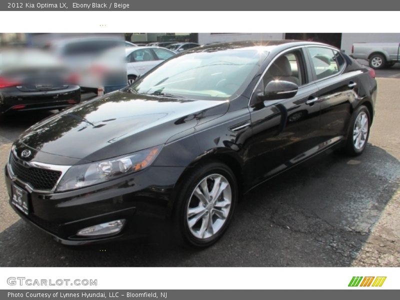 Ebony Black / Beige 2012 Kia Optima LX