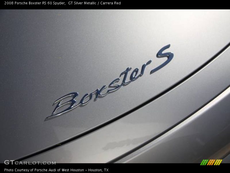 GT Silver Metallic / Carrera Red 2008 Porsche Boxster RS 60 Spyder