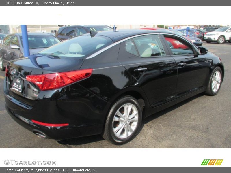 Ebony Black / Beige 2012 Kia Optima LX