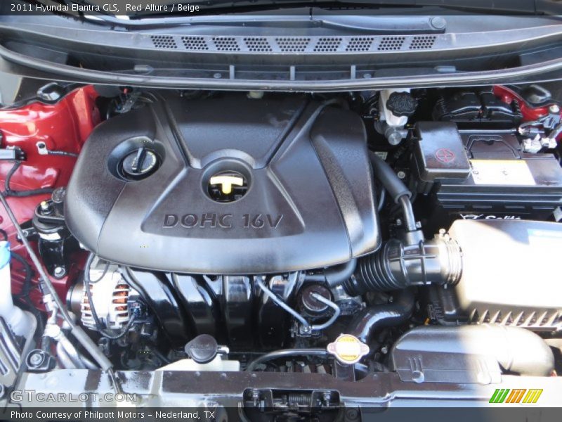 Red Allure / Beige 2011 Hyundai Elantra GLS