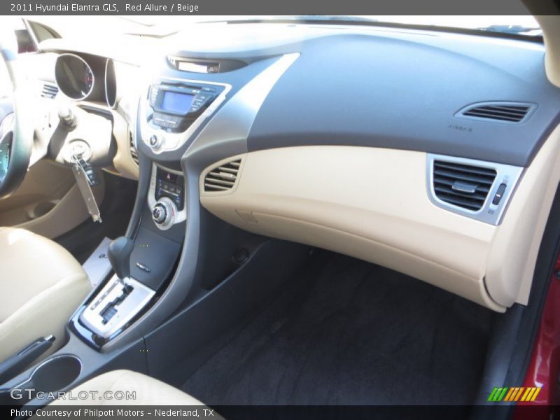 Red Allure / Beige 2011 Hyundai Elantra GLS