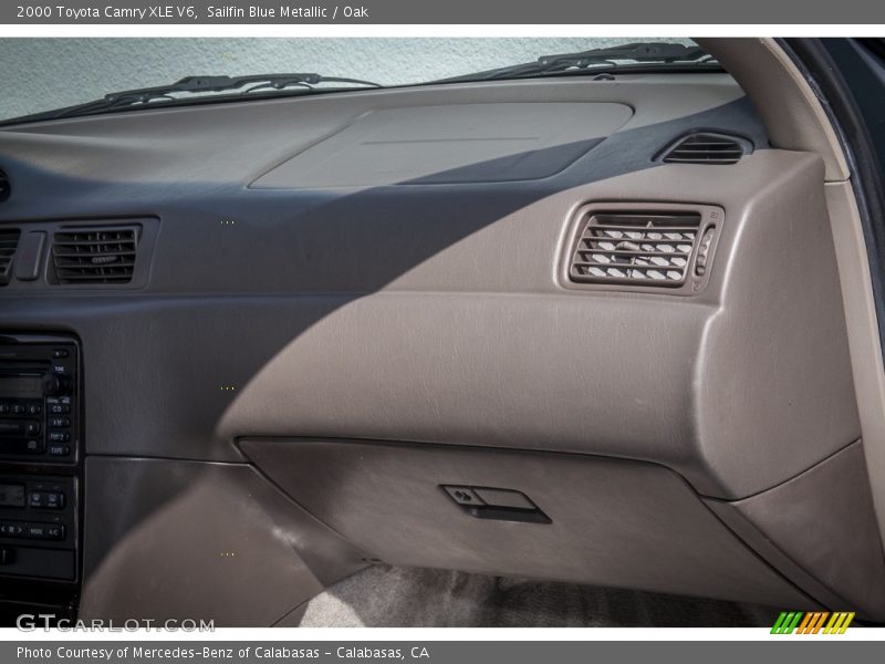 Sailfin Blue Metallic / Oak 2000 Toyota Camry XLE V6