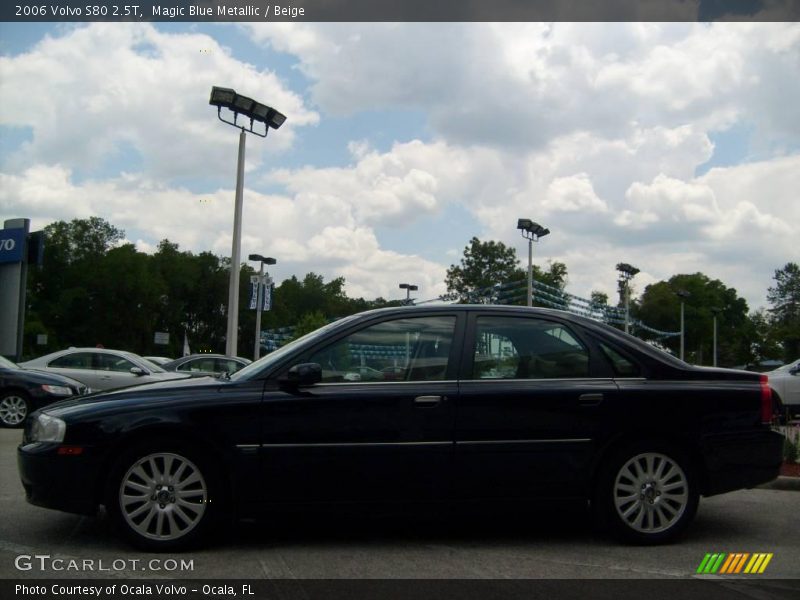 Magic Blue Metallic / Beige 2006 Volvo S80 2.5T