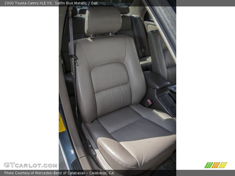 Sailfin Blue Metallic / Oak 2000 Toyota Camry XLE V6