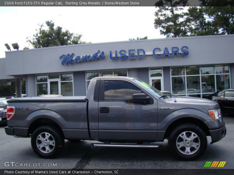 Sterling Grey Metallic / Stone/Medium Stone 2009 Ford F150 STX Regular Cab
