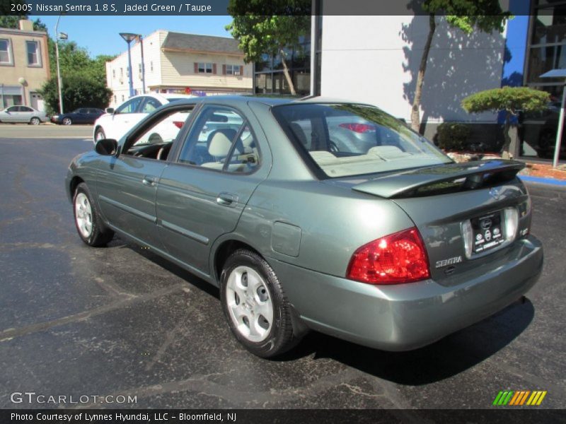 Jaded Green / Taupe 2005 Nissan Sentra 1.8 S