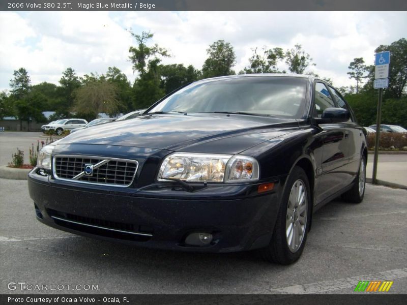 Magic Blue Metallic / Beige 2006 Volvo S80 2.5T