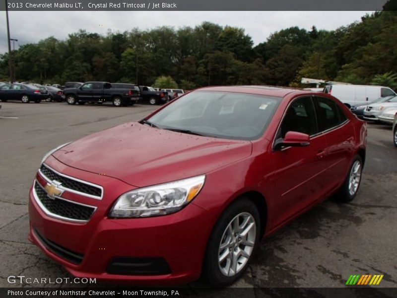 Crystal Red Tintcoat / Jet Black 2013 Chevrolet Malibu LT