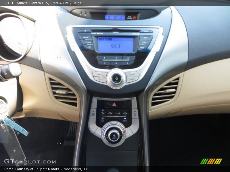Red Allure / Beige 2011 Hyundai Elantra GLS