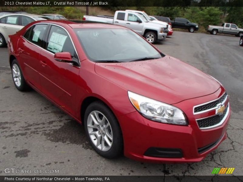 Crystal Red Tintcoat / Jet Black 2013 Chevrolet Malibu LT