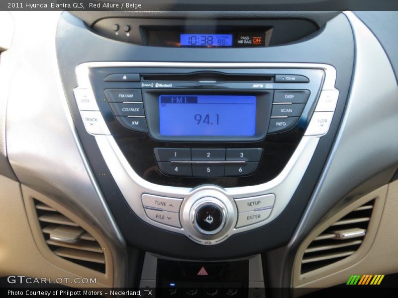 Red Allure / Beige 2011 Hyundai Elantra GLS