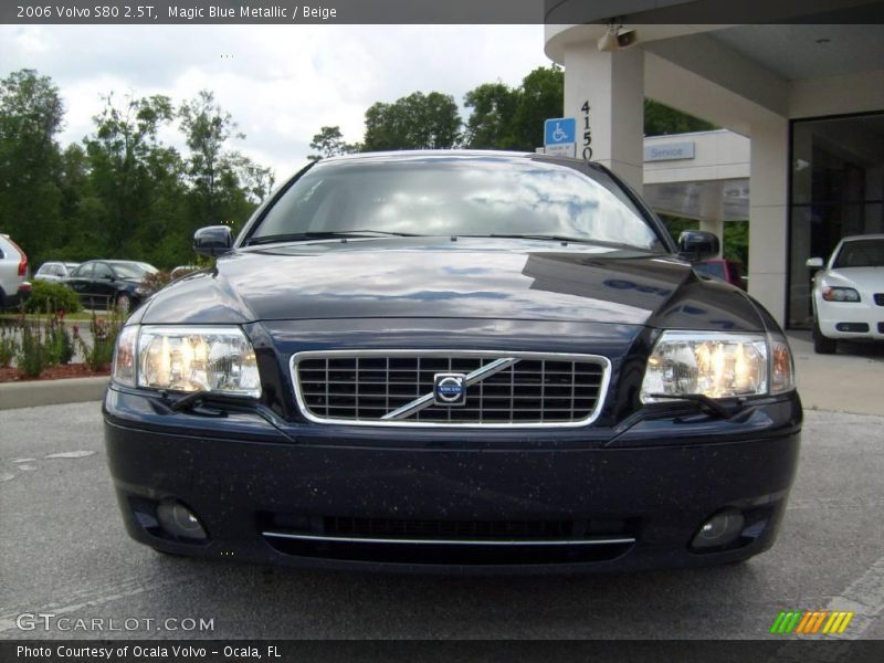 Magic Blue Metallic / Beige 2006 Volvo S80 2.5T