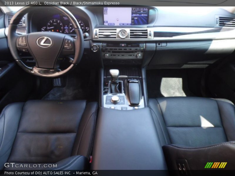 Dashboard of 2013 LS 460 L