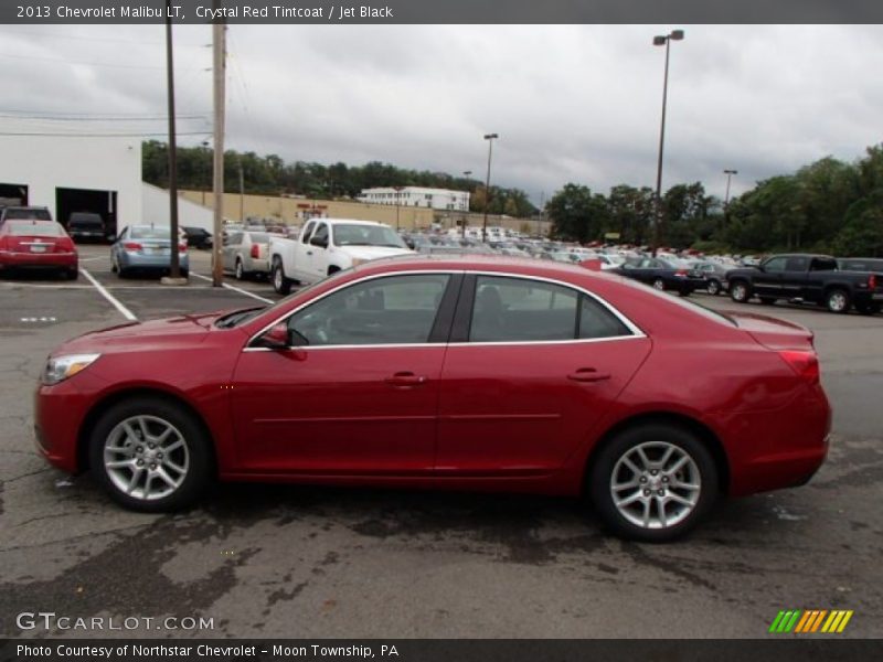 Crystal Red Tintcoat / Jet Black 2013 Chevrolet Malibu LT