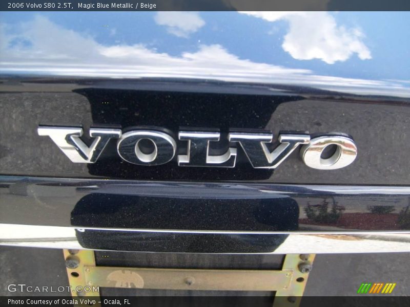 Magic Blue Metallic / Beige 2006 Volvo S80 2.5T