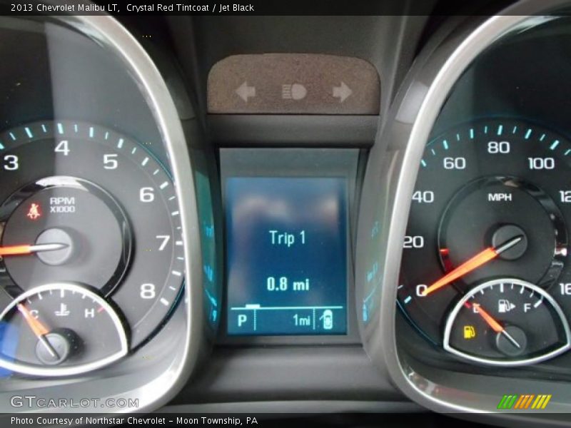 Crystal Red Tintcoat / Jet Black 2013 Chevrolet Malibu LT