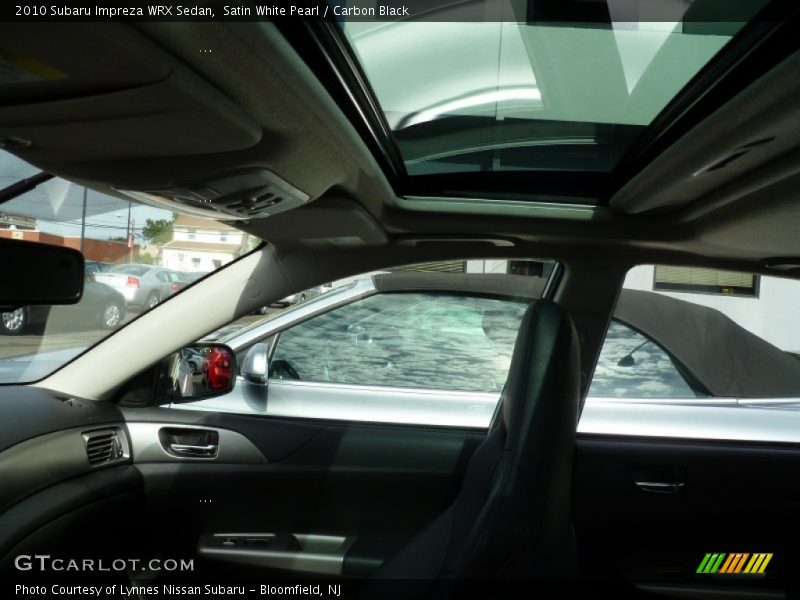 Satin White Pearl / Carbon Black 2010 Subaru Impreza WRX Sedan