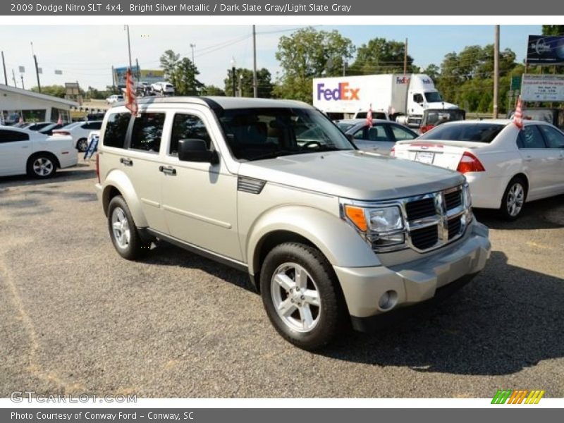 Bright Silver Metallic / Dark Slate Gray/Light Slate Gray 2009 Dodge Nitro SLT 4x4