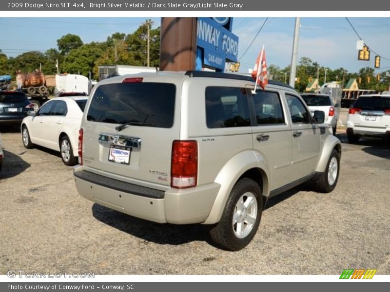 Bright Silver Metallic / Dark Slate Gray/Light Slate Gray 2009 Dodge Nitro SLT 4x4