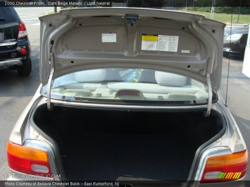 Dark Beige Metallic / Light Neutral 2000 Chevrolet Prizm