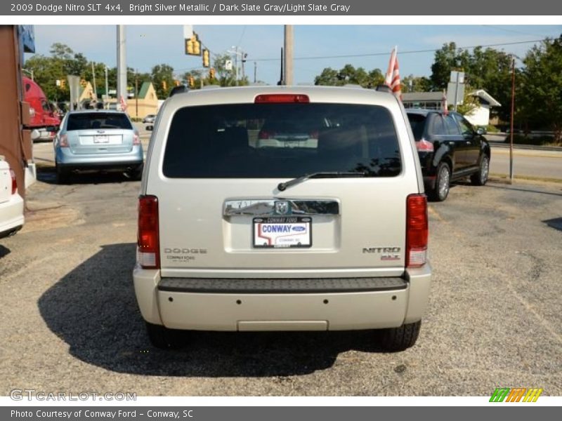 Bright Silver Metallic / Dark Slate Gray/Light Slate Gray 2009 Dodge Nitro SLT 4x4