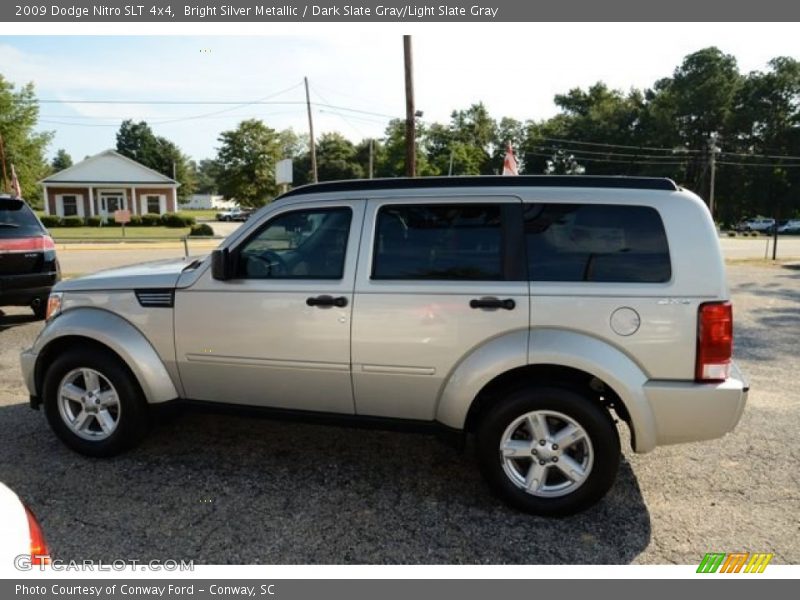 Bright Silver Metallic / Dark Slate Gray/Light Slate Gray 2009 Dodge Nitro SLT 4x4