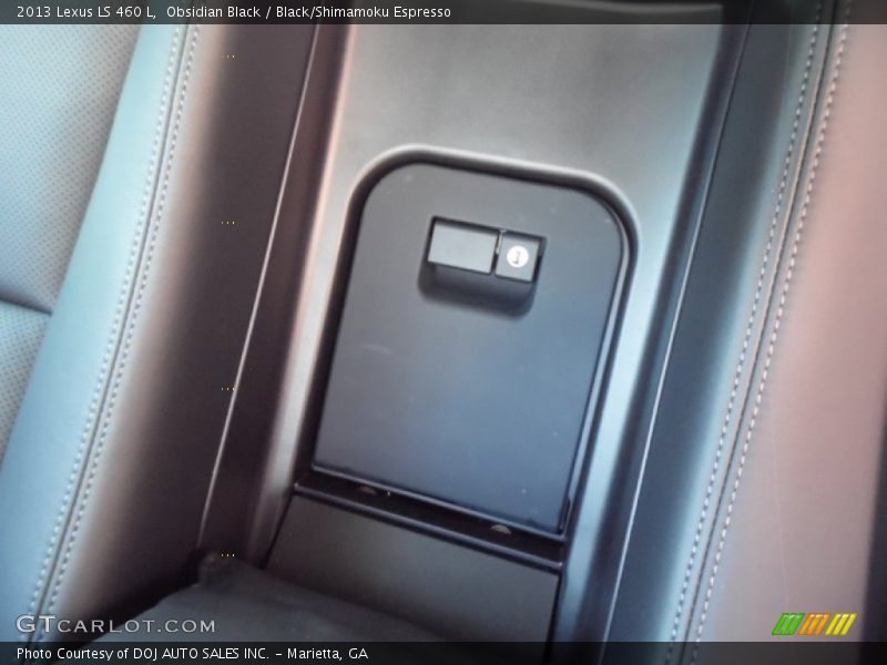 Obsidian Black / Black/Shimamoku Espresso 2013 Lexus LS 460 L